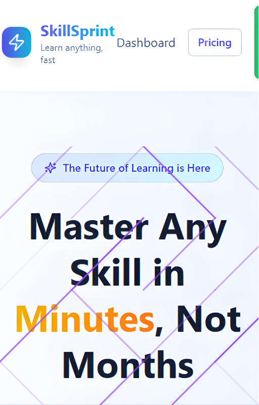 Skill Sprint Master new skills in minutes