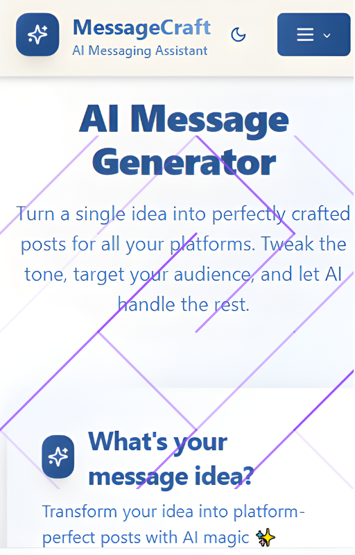 Message Craft AI