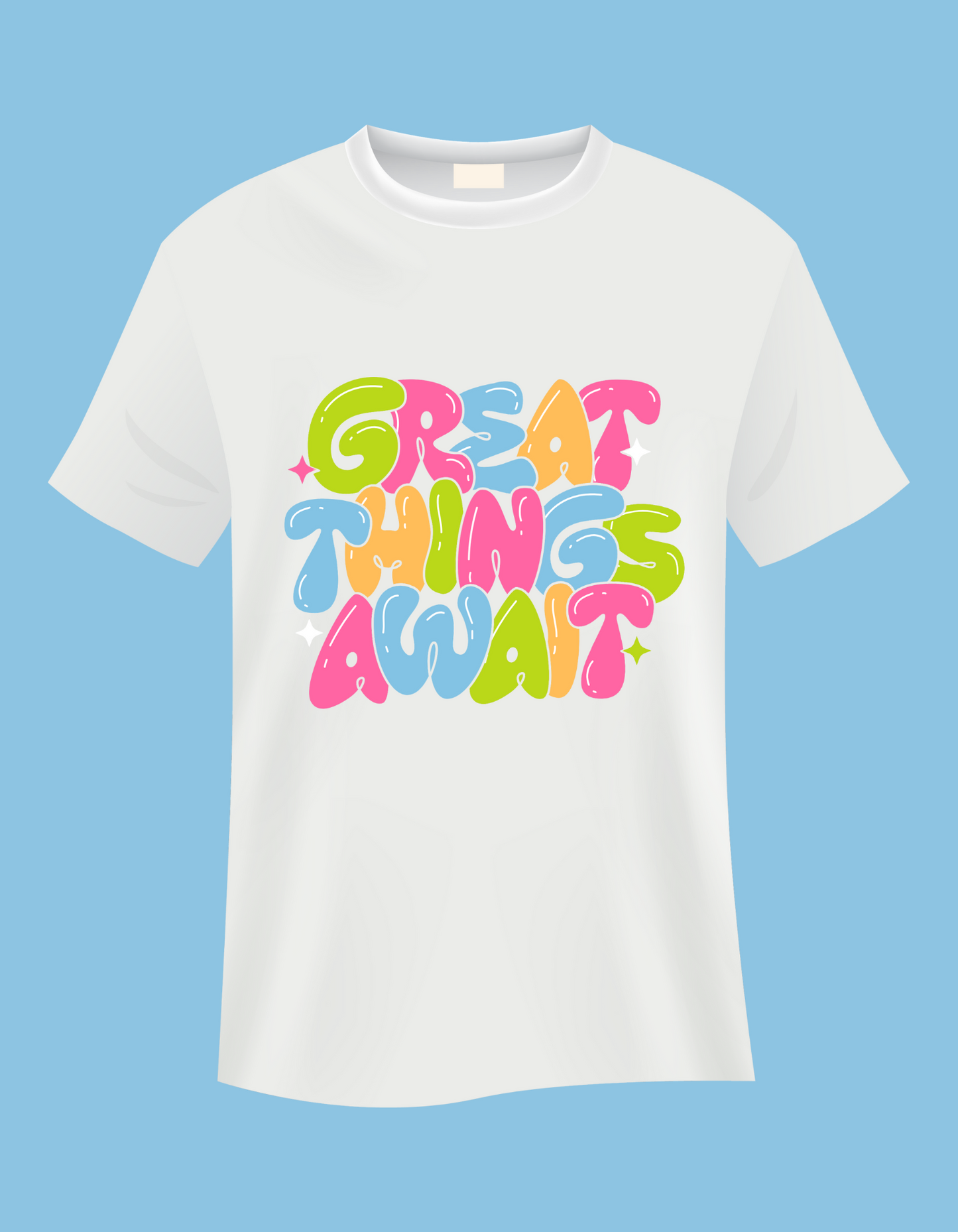 Unisex T-Shirt design Great Things Await