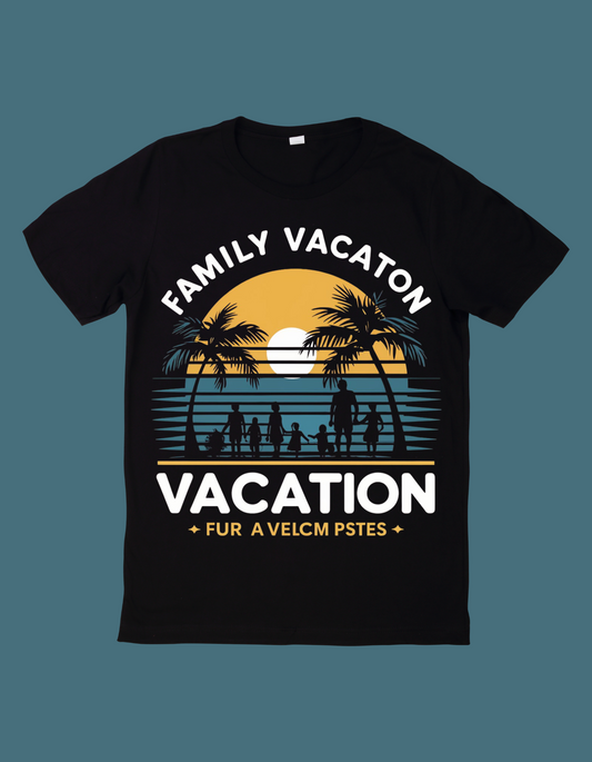 Unisex T-Shirt design Family Vacation