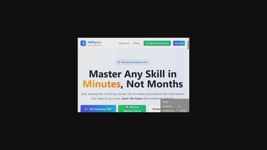 Skill Sprint Master new skills in minutes